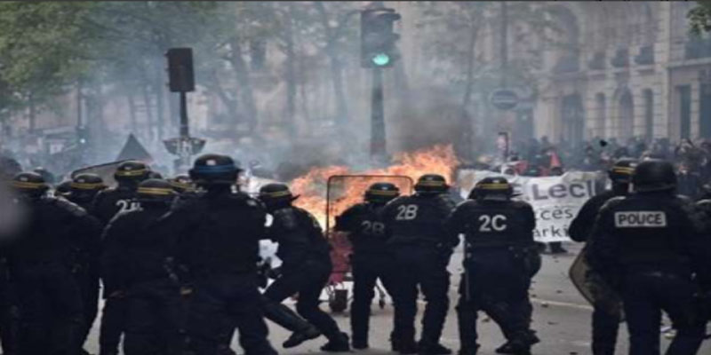 ايقاف أكثر من 100 شخص خلال عيد العمال في باريس